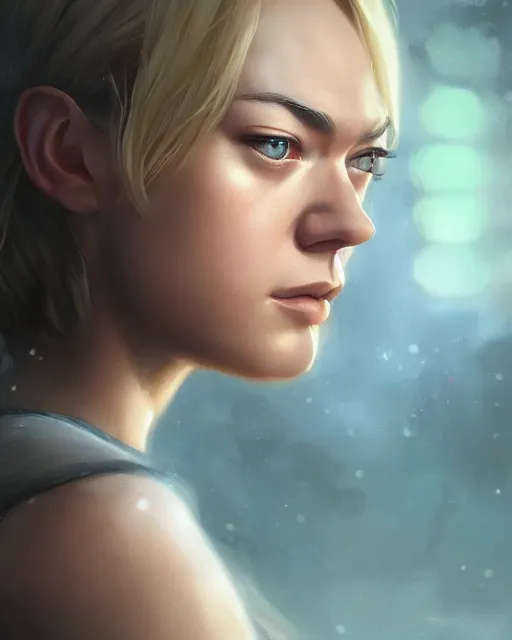 Image similar to yvonne strahovski, full shot, atmospheric lighting, detailed face, by makoto shinkai, stanley artgerm lau, wlop, rossdraws