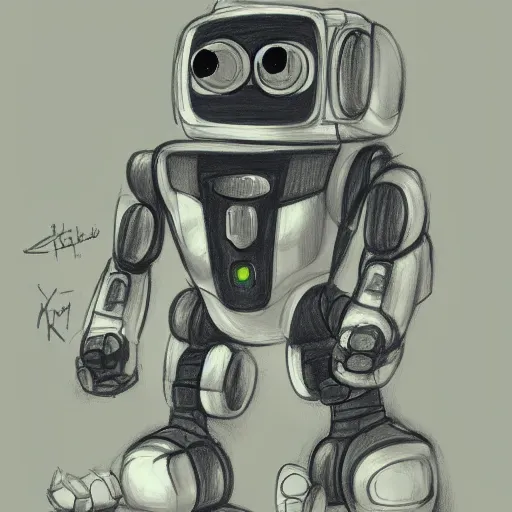 Image similar to a drawing of a robot with a teddy bear sitting on top of it, concept art by Kanbun Master, pixiv, furry art, concept art, toonami, sketchfab