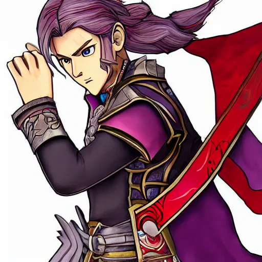 Image similar to digital art xander fire emblem fates, illustration, nintendo