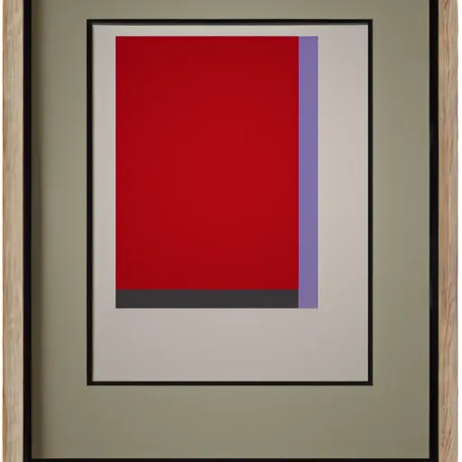 Image similar to Minimalist Abstract Art, Art Print, by Nicolas de Stael, trending on Saatchi Art