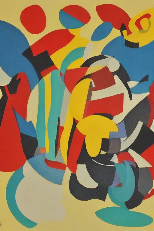 Image similar to mid century modern art by bernard simunovic