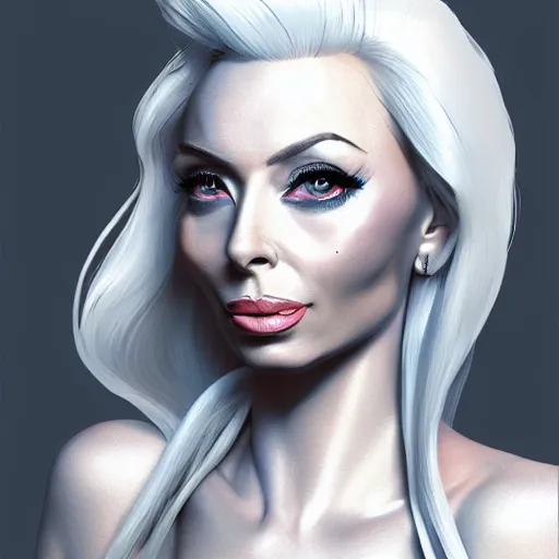 Image similar to portrait of isabelledeltore by disney concept artists, blunt borders, rule of thirds