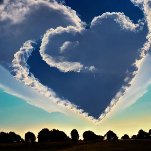 Image similar to heart heart shaped clouds, photo