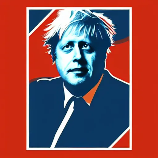 Image similar to individual boris johnson portrait fallout 7 6 retro futurist illustration art by butcher billy, sticker, colorful, illustration, highly detailed, simple, smooth and clean vector curves, no jagged lines, vector art, smooth andy warhol style - 8 7 0