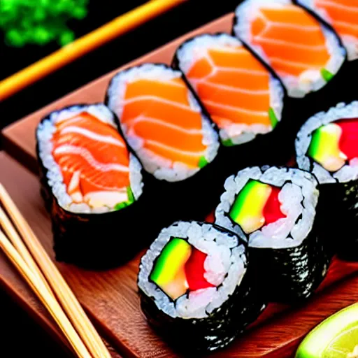 Image similar to macro gourmet top quality hdr sushi sashimi photography professional photograph