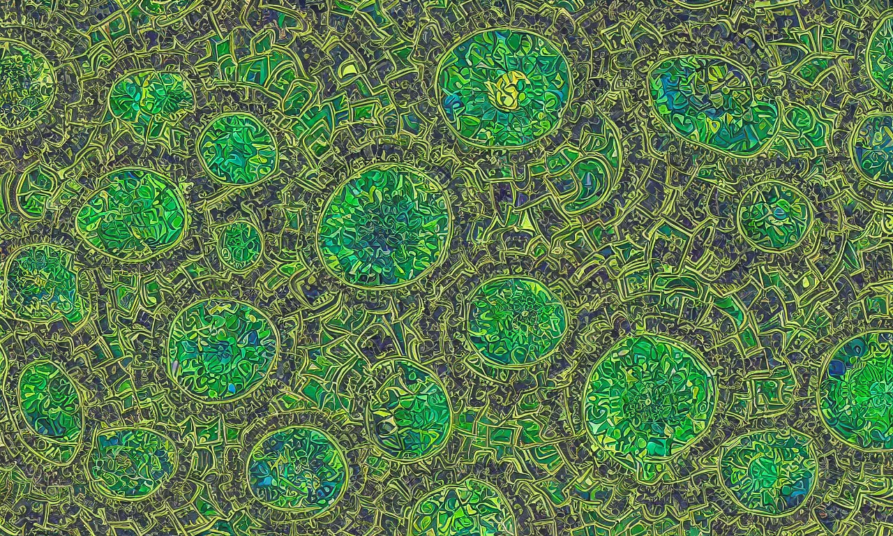Image similar to mandelbrot 3 d volume fractal mandala ceramic chakra digital color stylized the explosion of the planet krypton long green quartz crystal structure