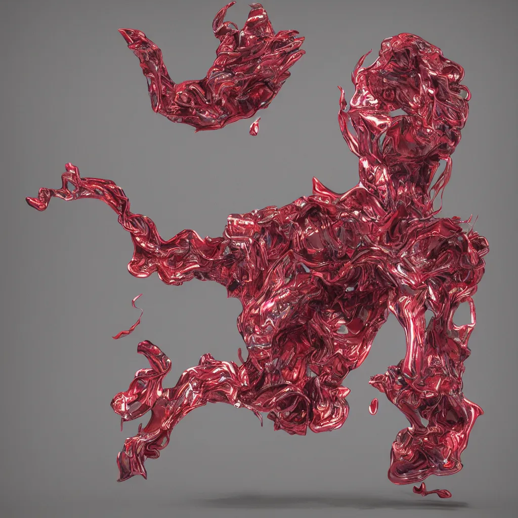 Image similar to painful pleasures by lynda benglis, octane render, colorful, 4 k, 8 k