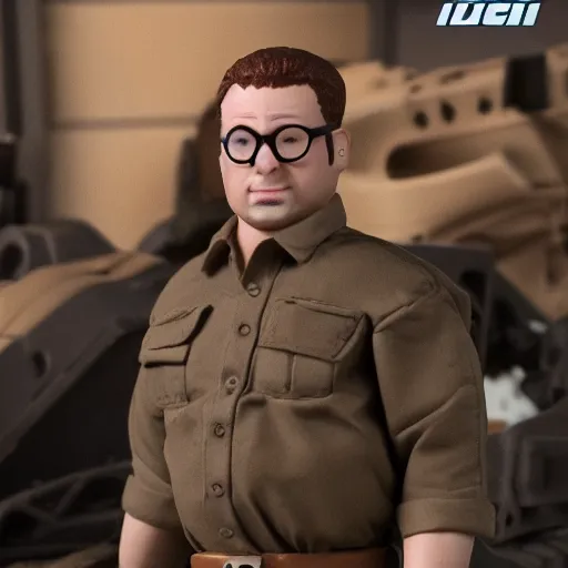 Image similar to joe rogen hasbro g. i joe, 4 k