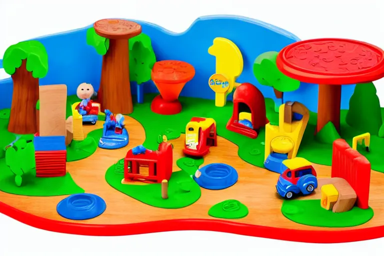 Image similar to fisher price redwood forest, california scene from tv show hyper detailed 5 5 mm 8 5 mm