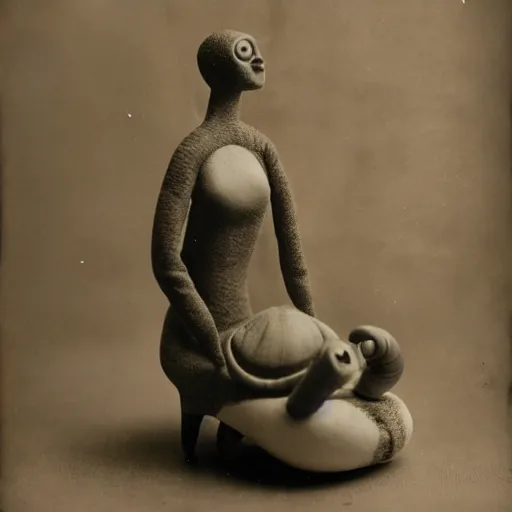 Prompt: modern full body color studio photograph of real snail woman, woman made out of snail