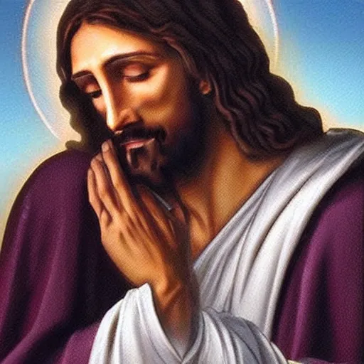 Image similar to jesus facepalm, photorealistic