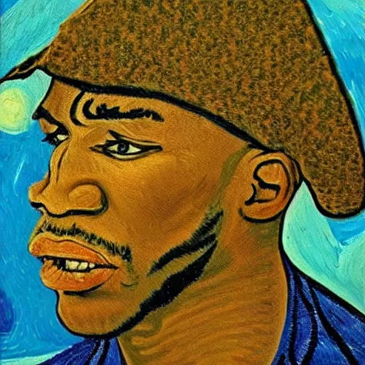 Prompt: “Mike Tyson, style of Van Gogh”