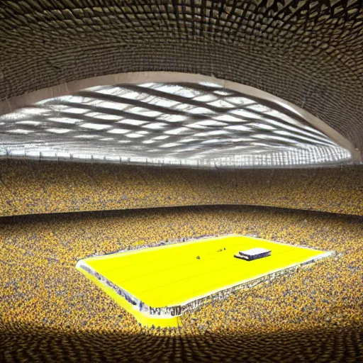 Image similar to big stadium yellow colored,