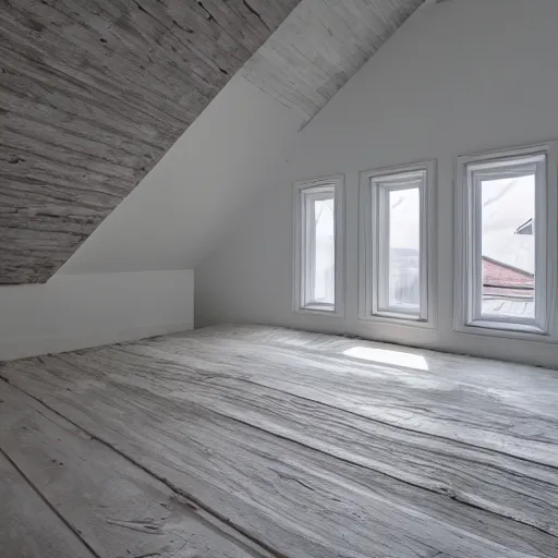 Prompt: 8 k uhd photo of ghost in attic, uhd details