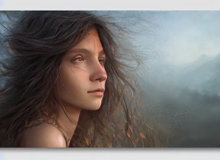 Prompt: a full head shot, detailed photograph of a dreaming in a distance landscape, photorealism ultradetailed digital art, irina french, heraldo ortega, mandy jurgens, golden ratio, art canvas, award winning, masterpiece trending on artstation 8 k 1 5 0 mpx, hasselblade wide shot