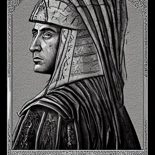 Image similar to portrait of Baldwin IV according to Willem of Tyre, dynamic lighting, cinematic, establishing shot, extremely high detail, photo realistic, cinematic lighting, intricate line drawings, 8k resolution