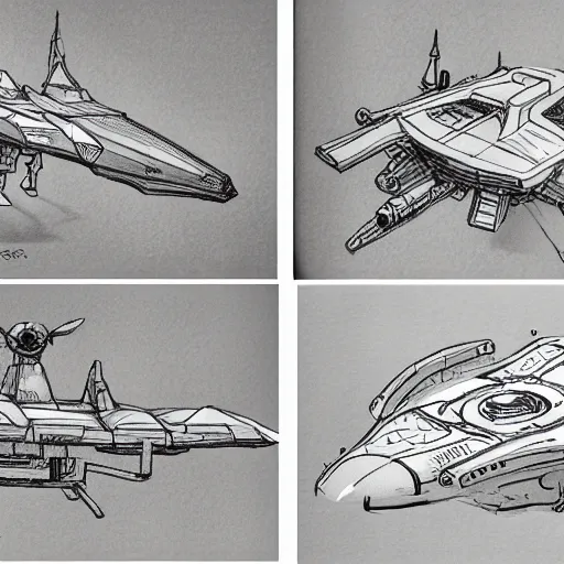 Image similar to spaceship sketches