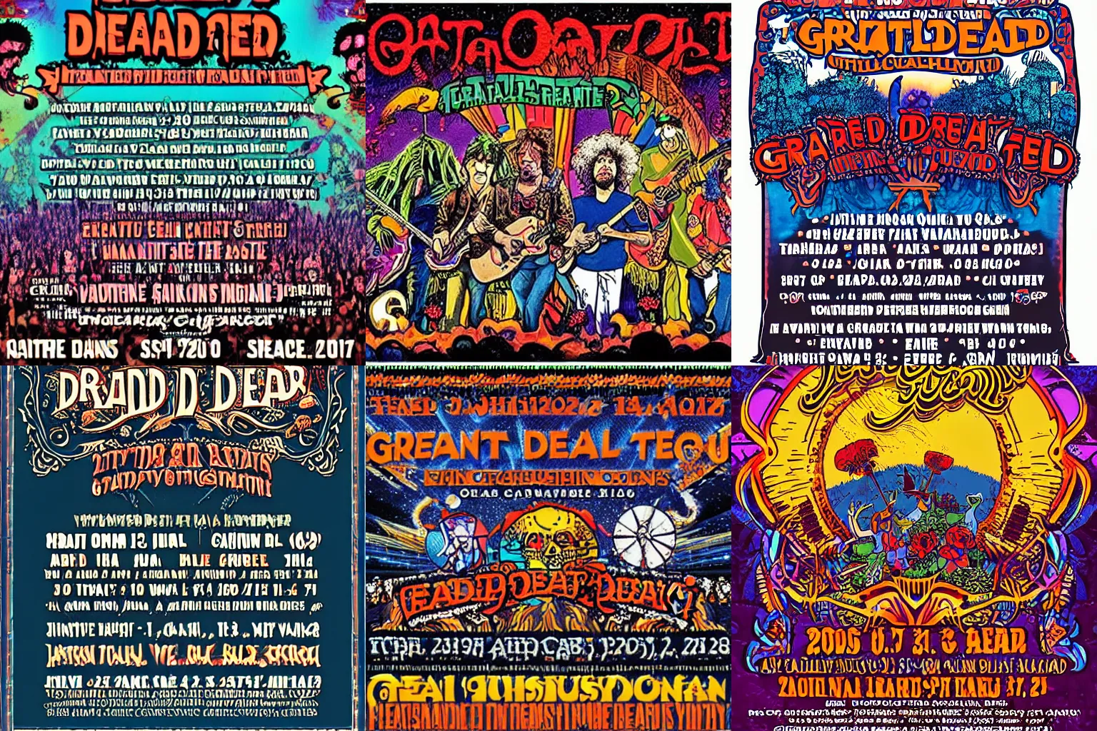 grateful dead concert Stable Diffusion OpenArt