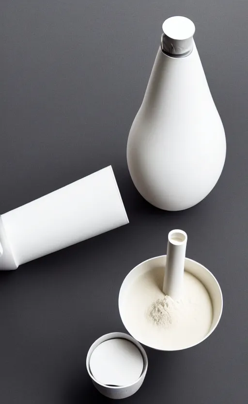 Image similar to handheld powdered beverage mixer and milk forther ; designed by marc newsom, zaha hadid, blonde, joseph and joseph, frother ; natural materials ; industrial design ; behance ; le manoosh ; pinterest ; if design award ; reddot design award