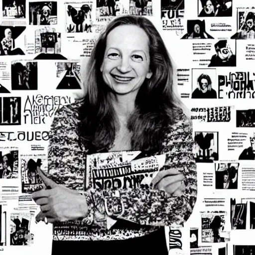 Prompt: graphic design by paula scher