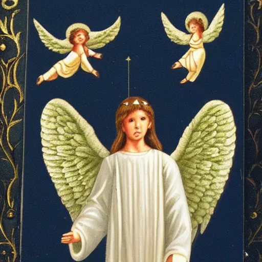 Image similar to biblically accurate angel