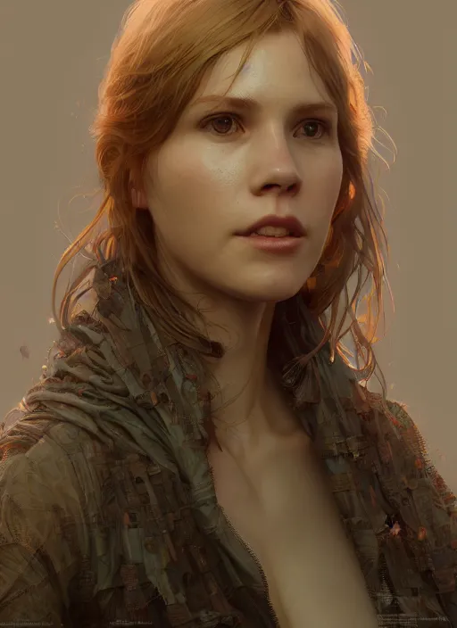 Prompt: Erin Moriarty, au naturel, hyper detailed, digital art, trending in artstation, cinematic lighting, studio quality, smooth render, unreal engine 5 rendered, octane rendered, art style by klimt and nixeu and ian sprigger and wlop and krenz cushart