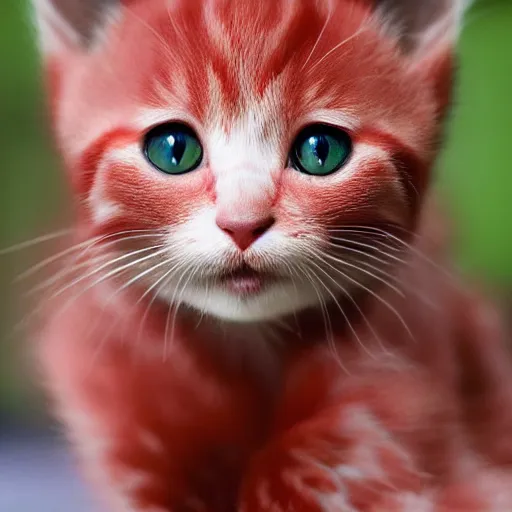 Image similar to adorable crimson kitten