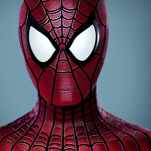 Image similar to SPIDERMAN with ornate cloak, highly detailed, 4k, HDR, smooth, sharp focus, photo-realistic, high resolution, award-winning, macro 20mm, headshot