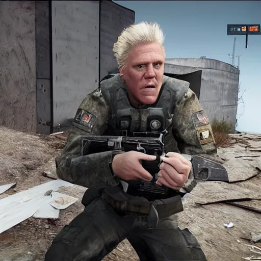 Image similar to gary busey, in tarkov