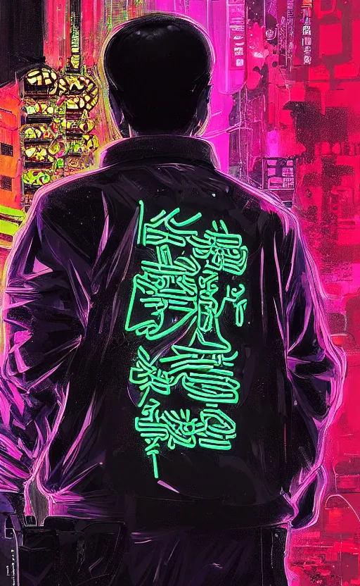 Image similar to detailed profile of Steve Jobs portrait Neon Operator, cyberpunk futuristic neon, reflective puffy coat, decorated with traditional Japanese ornaments by Ismail inceoglu dragan bibin hans thoma !dream detailed portrait Neon Operator Girl, cyberpunk futuristic neon, reflective puffy coat, decorated with traditional Japanese ornaments by Ismail inceoglu dragan bibin hans thoma greg rutkowski Alexandros Pyromallis Nekro Rene Maritte Illustrated, Perfect face, fine details, realistic shaded, fine-face, pretty face