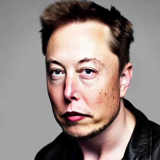 Image similar to A portrait photo of Elon Musk teams up with a teenage Elon Musk, perfect faces, 50 mm, award winning photography