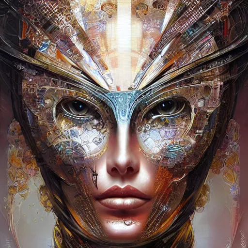 Image similar to Happy Robot, intricate, detailed digital art by Karol Bak