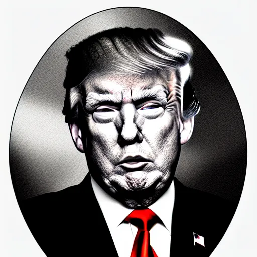 Prompt: photograph of donald trump as a dracula, photoshop, portrait photograph, 4 0 mm