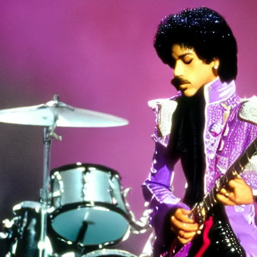 Prompt: prince from purple rain