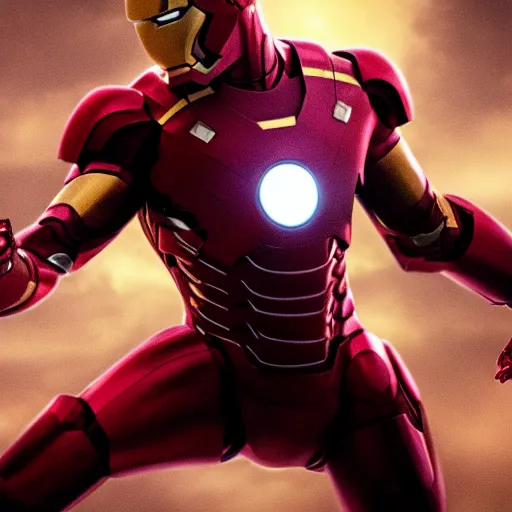 Image similar to film still of michael jackson as Iron Man, cinematic-shot, 4k