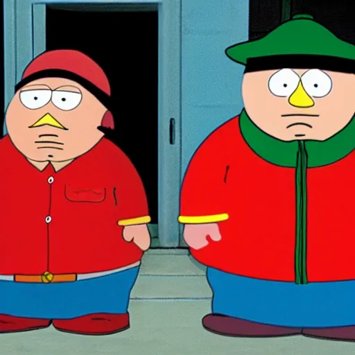 Image similar to eric cartman dressed as mao tse dong