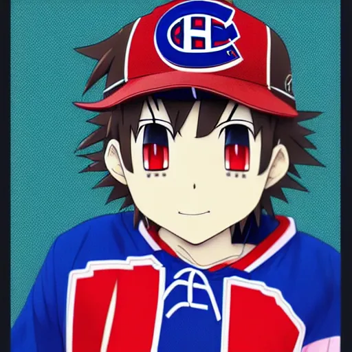 Image similar to anime Portrait of Youppi the Habs Montreal Canadiens Mascot as a very cute powerful and friendly pokemon, highly detailed anime, smooth, sharp focus, dynamic lighting, intricate, trending on ArtStation, illustration pokemon, art by WLOP