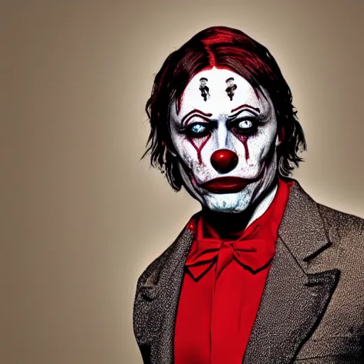 Prompt: Mads Mikkelson as a clown