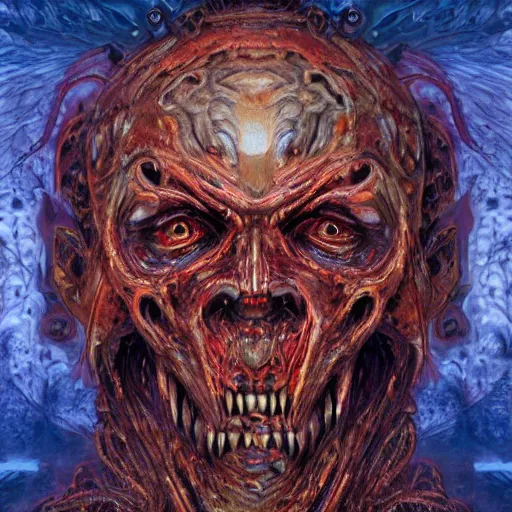 Image similar to mikhail gorsheniov became bloody ugly lovecraftian degenerate abomination, photo - realistic, color image, 2 k, highly detailed, bodyhorror, occult art, fractal structure