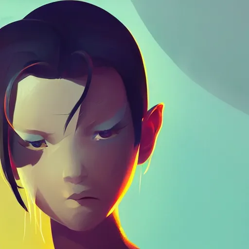 Image similar to face icon stylized minimalist sony playstation, loftis, cory behance hd by jesper ejsing, by rhads, makoto shinkai and lois van baarle, ilya kuvshinov, rossdraws global illumination