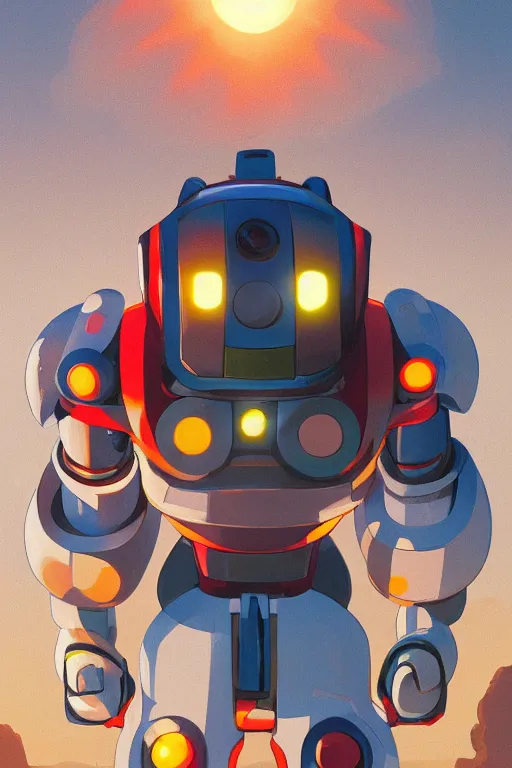 Image similar to metabots medabots medarotto medarot robot minimalist comics helmet mask neon cybereye, behance hd by jesper ejsing, by rhads, makoto shinkai and lois van baarle, ilya kuvshinov, rossdraws global illumination ray tracing hdr radiating a glowing aura