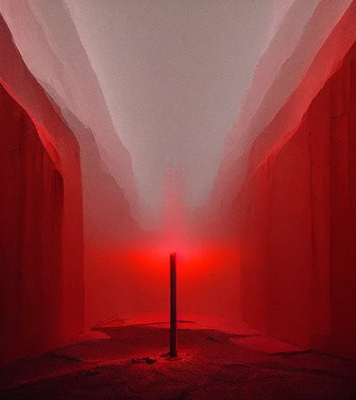 Image similar to lokah samastah sukhino bhavantu vertical red light, iphone 1 3 pro max painting art, volumetric lighting, majestic light, ethereal, hyperrealistic, at night, epic, masterpiece, by reuben wu