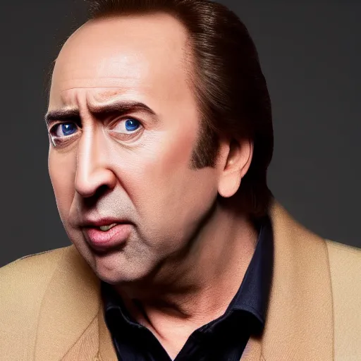 Prompt: photograph of the love child of nic cage and sean bean, 4 k high resolution beautiful, award winning
