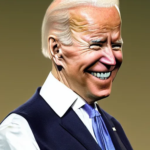 Joe Biden with cat ears and maid outfit | Stable Diffusion