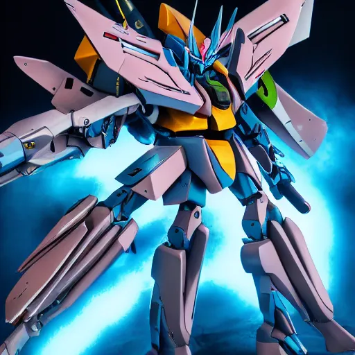 Image similar to deathscythe custom gouf custom zeta gundam, by alex pardee,, 3 d, 8 k hd resolution, trending on artstation, beautifully lit, hyper detailed, insane details, intricate