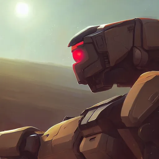 Image similar to face icon stylized minimalist mechwarrior, loftis, cory behance hd by jesper ejsing, by rhads, makoto shinkai and lois van baarle, ilya kuvshinov, rossdraws global illumination