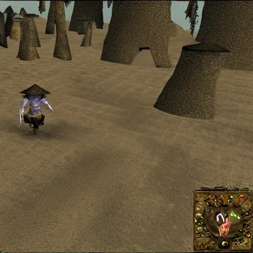 Image similar to bip bippadotta in morrowind, screenshot