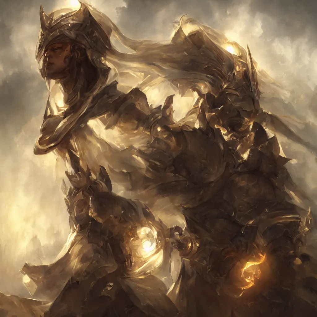 Image similar to light forged human paladin, artstation hall of fame gallery, editors choice, #1 digital painting of all time, most beautiful image ever created, emotionally evocative, greatest art ever made, lifetime achievement magnum opus masterpiece, the most amazing breathtaking image with the deepest message ever painted, a thing of beauty beyond imagination or words