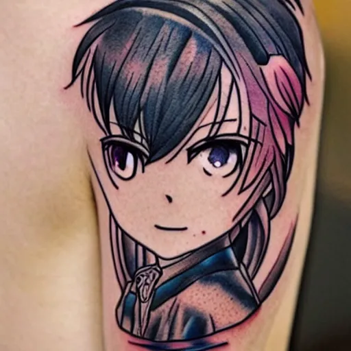 Prompt: anime tattoo