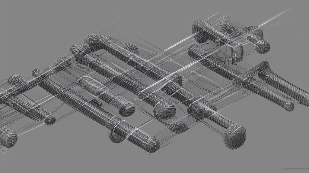 Prompt: long exposure pneumatic topology 3 d concept render, cgsociety